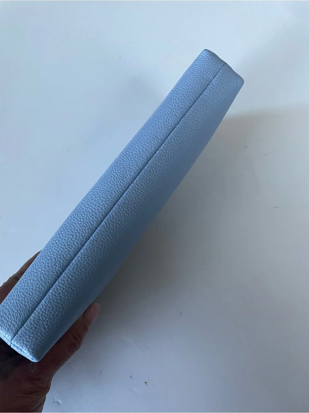 kate spade powder blue pebble leather wristlet
